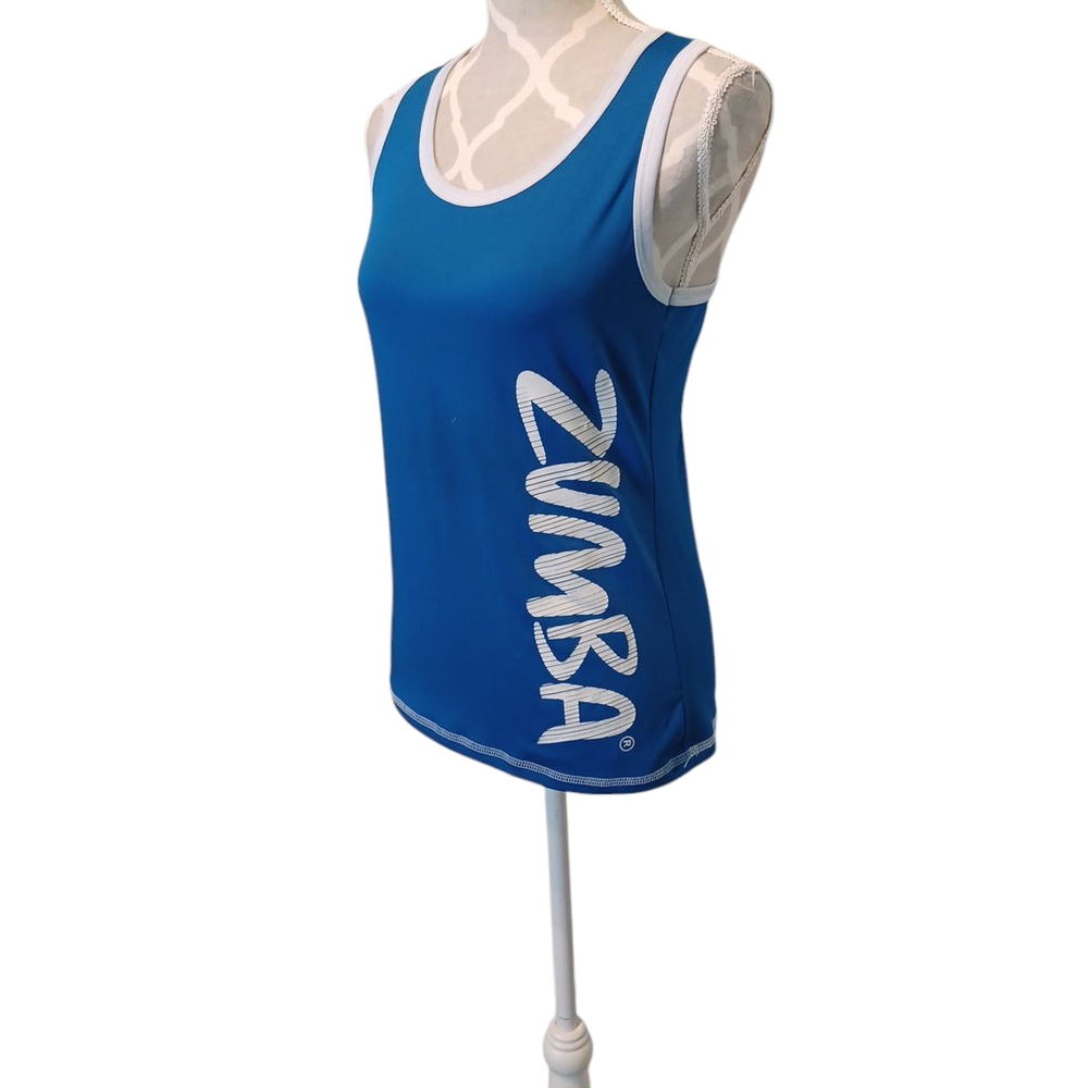 Zumba Fitness Women's Blue Tank Top 6524